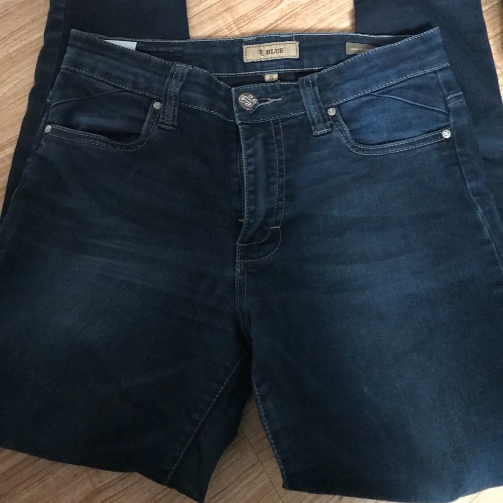 Dark High Waisted Jeans